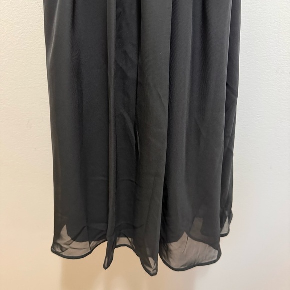 Ricki's Black Sequin Scoop Neck Embellished Belt Fit & Flare Size 8 - Picture 7 of 13